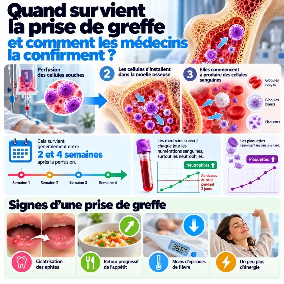 effets secondaires de la greffe de cellules souches