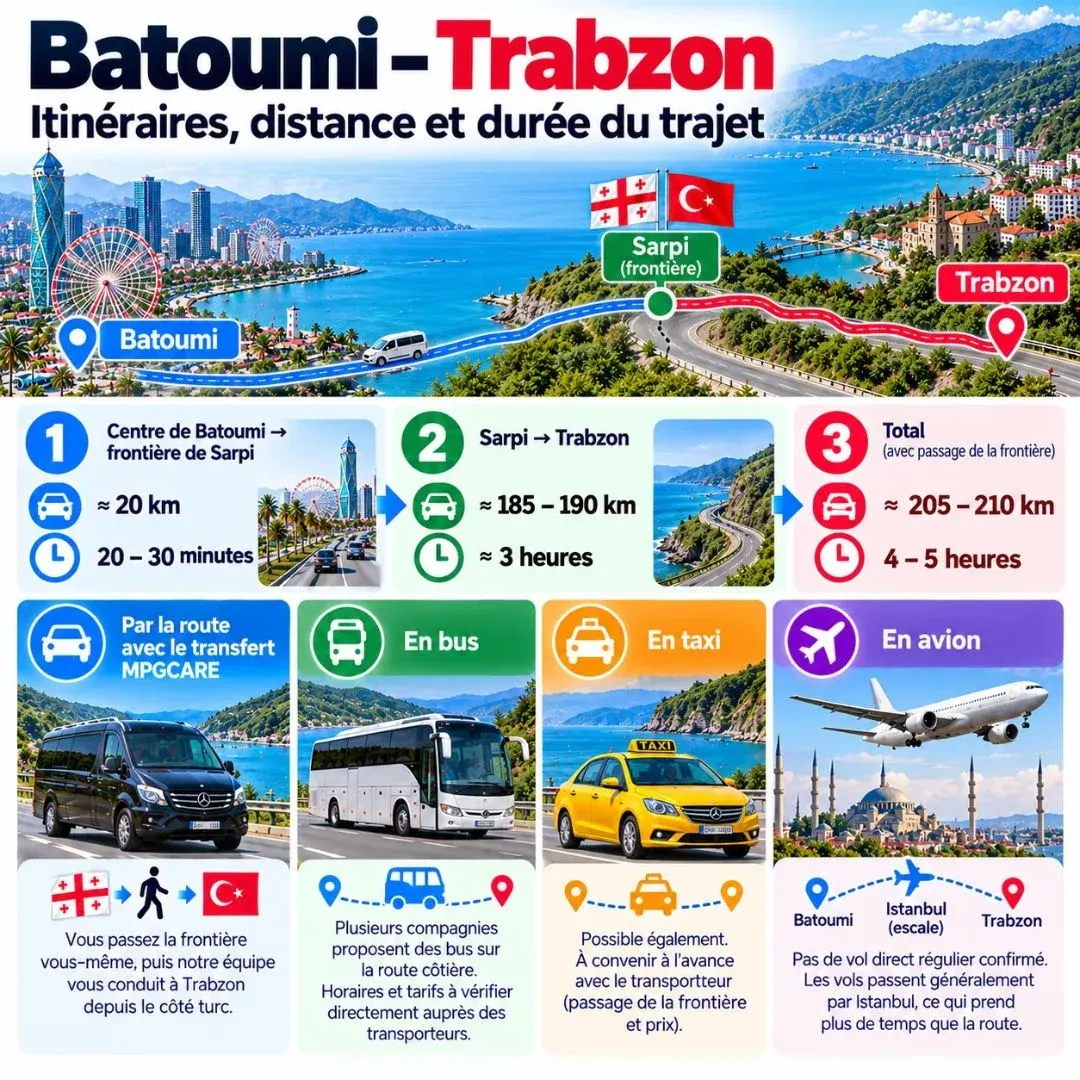 Batoumi Trabzon pour se soigner