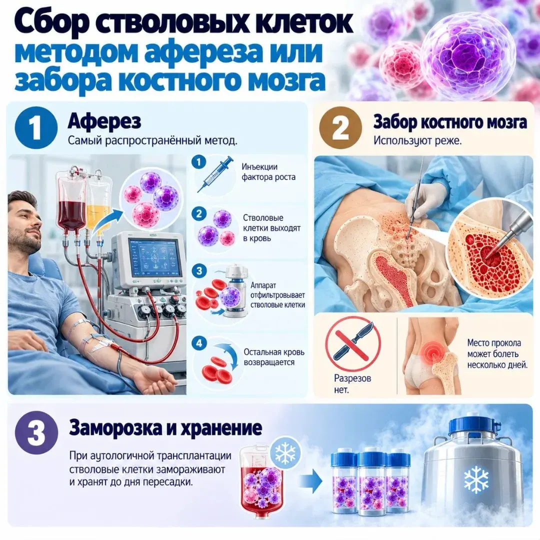 Сбор стволовых клеток, аферез