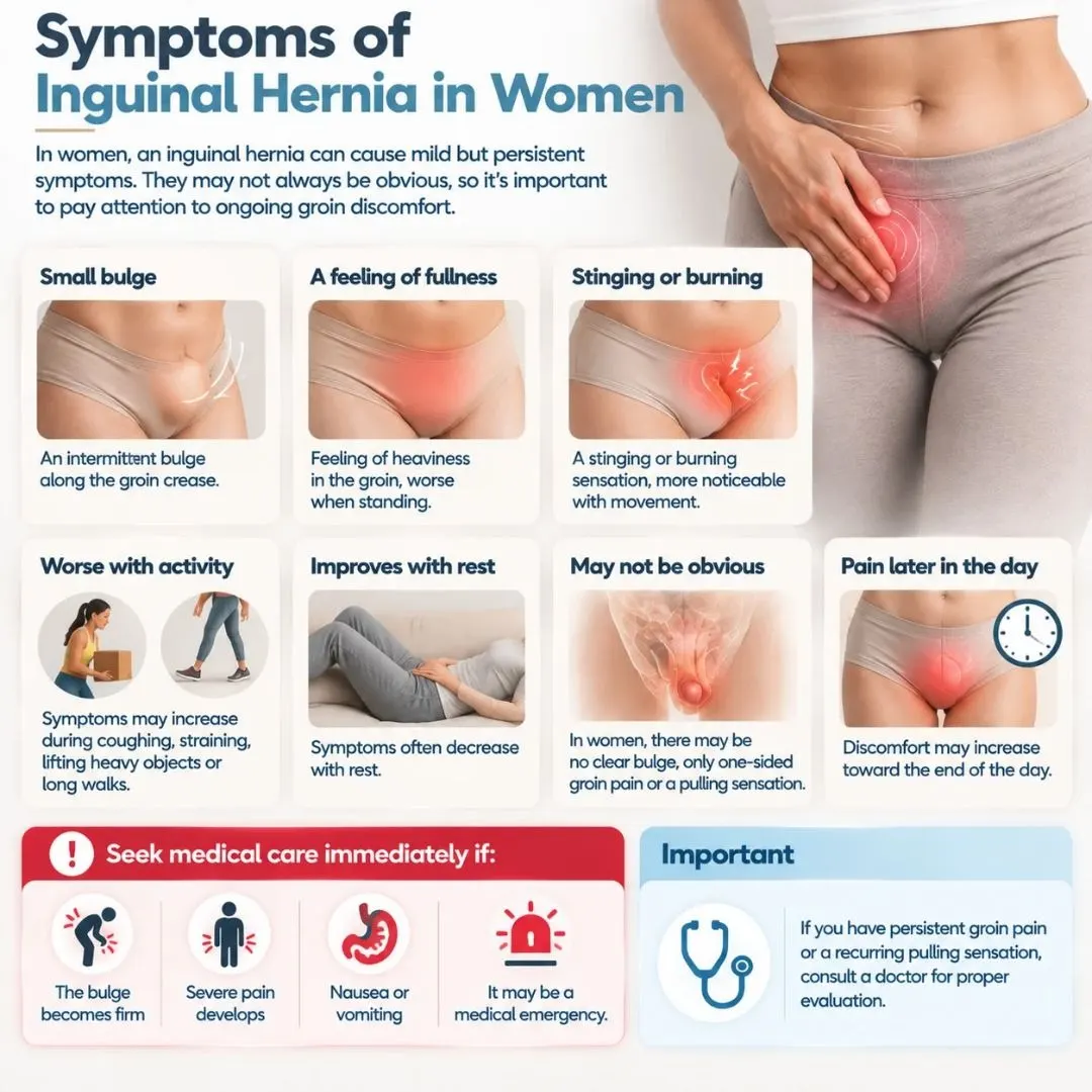 fluid buildup in groin area female