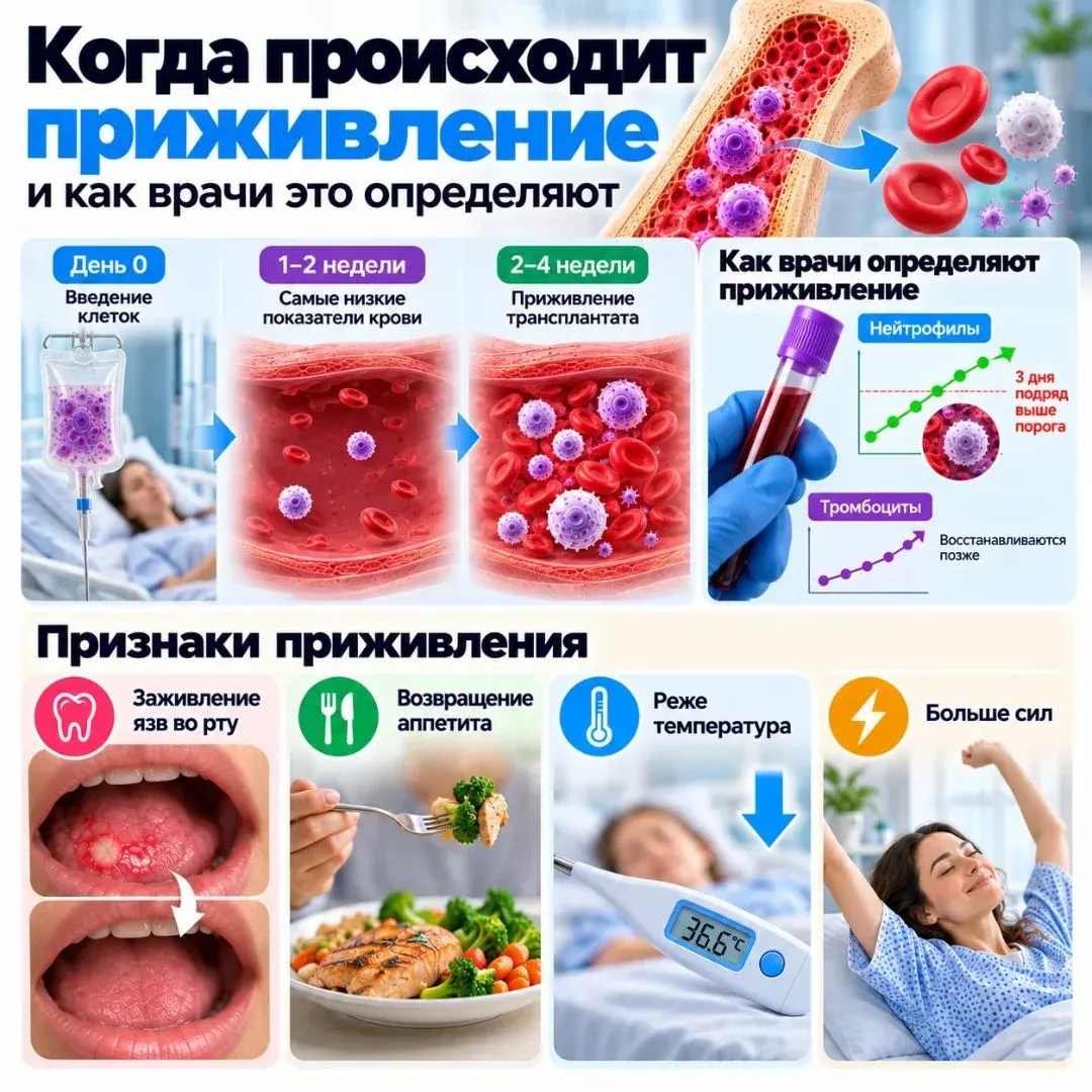 восстановление после трансплантации стволовых клеток
