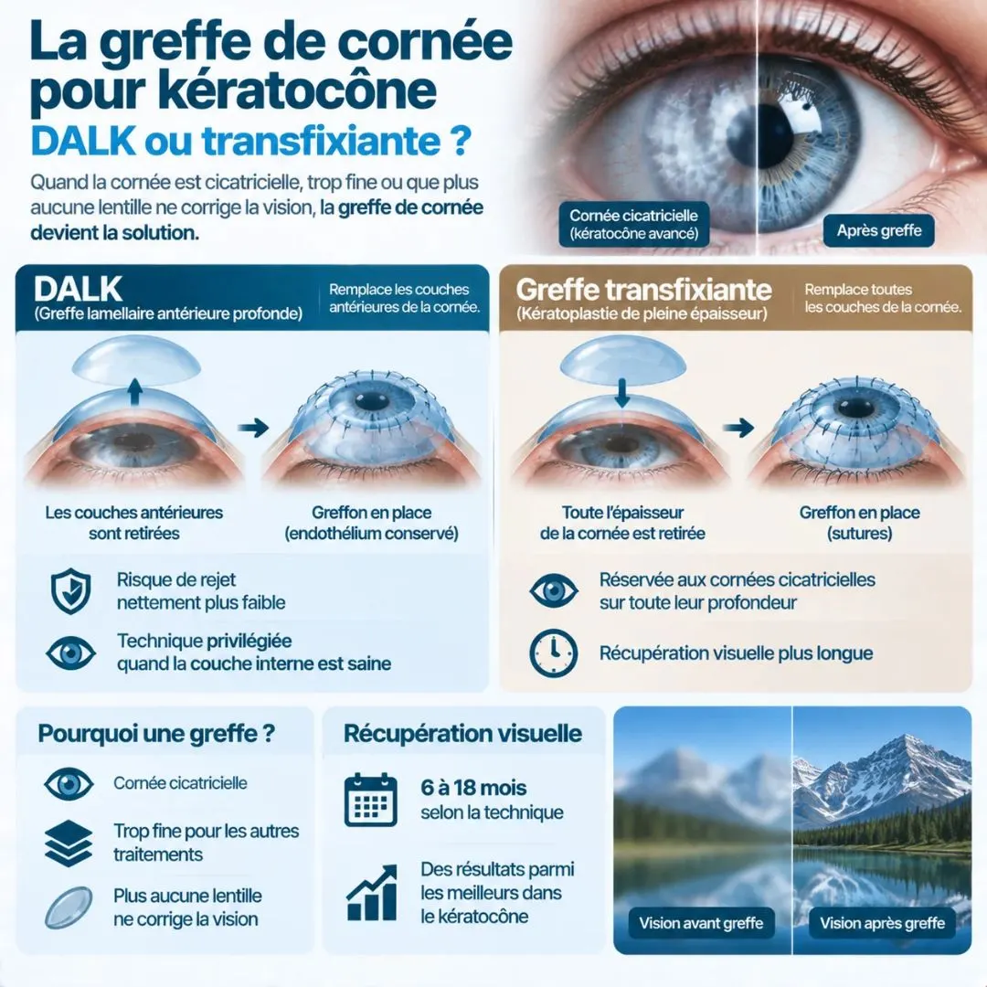 Symptômes kératocône