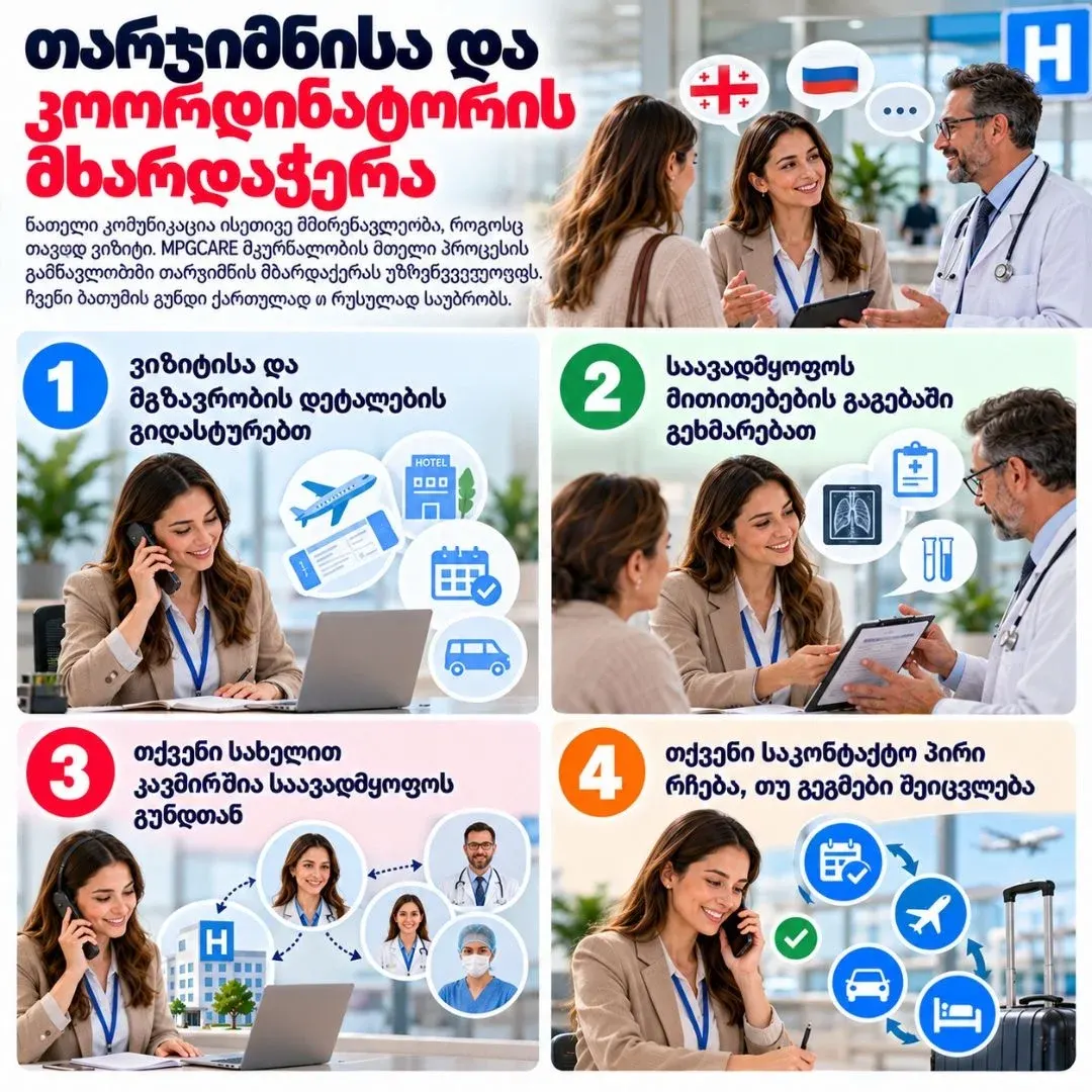 ვიზიტის ჩაწერა MPGCARE